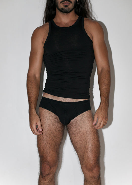 Incognito Tank Top — Nero