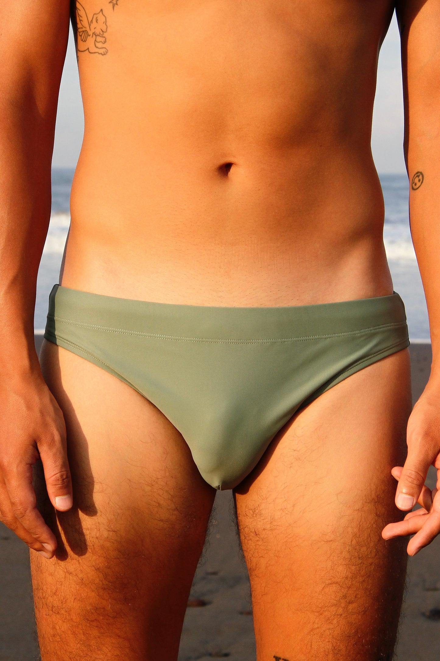 Incognito Swim Briefs – Army